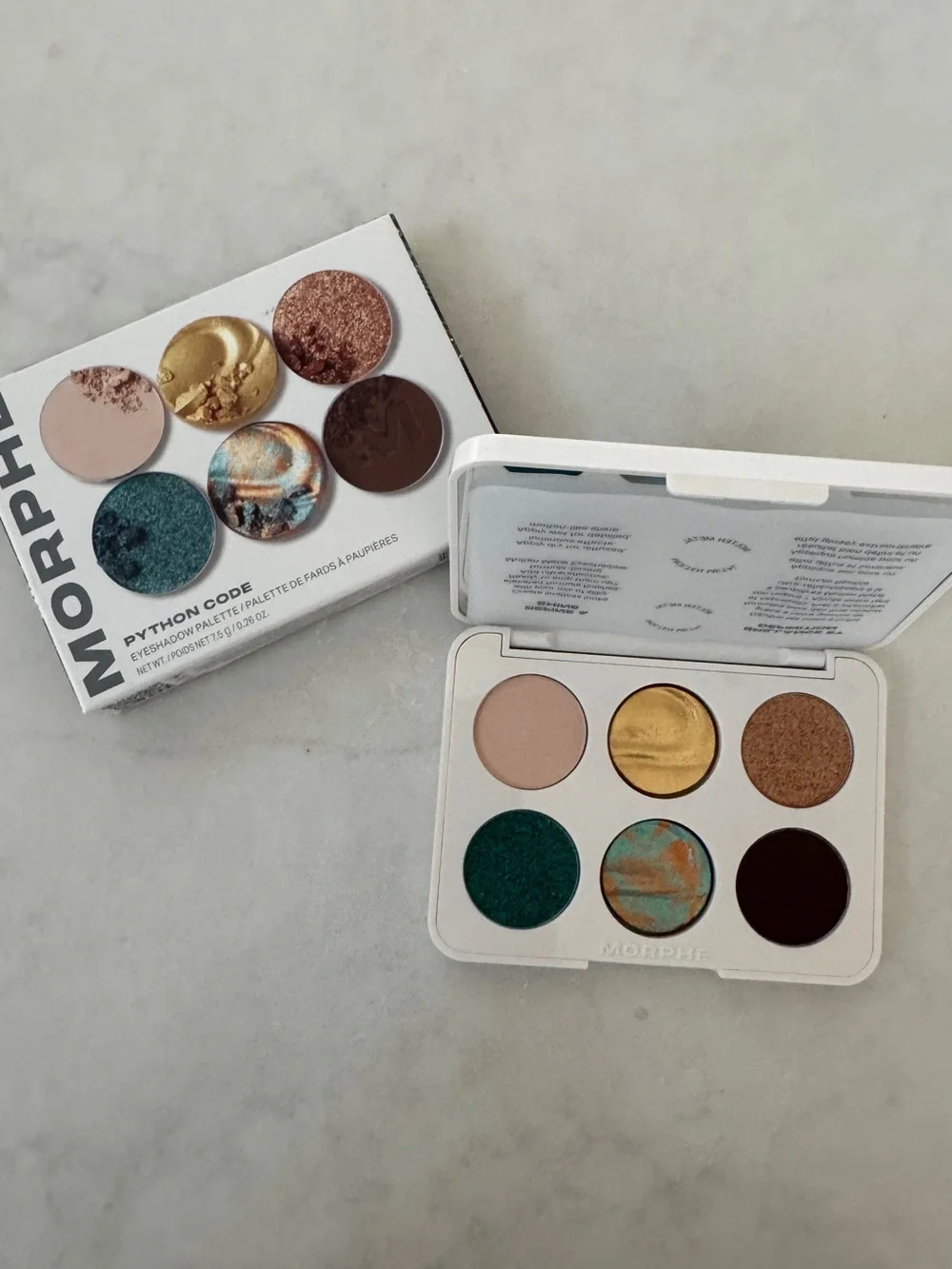 MORPHE CHROMAPLUS 6-PAN EYESHADOW PALETTE;—PYTHON CODE